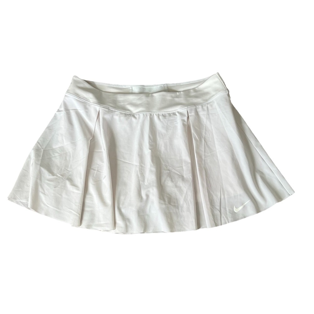 Nike Dri-FIT‎ White Pleated Tennis Skirt Skort Women's XL Athletic Golf